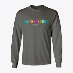 Gaithersburg Maryland Color Pop Classic Long Sleeve T-Shirt