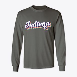  Indiana Retro Candy Vibes Classic Long Sleeve T-Shirt
