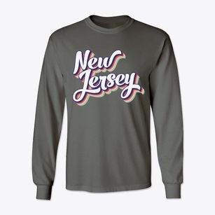  New Jersey Retro Candy Vibes Classic Long Sleeve T-Shirt