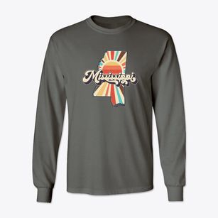  Mississippi Retro Art Classic Long Sleeve T-Shirt