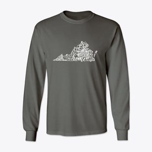  Virginia Mandala Classic Long Sleeve T-Shirt