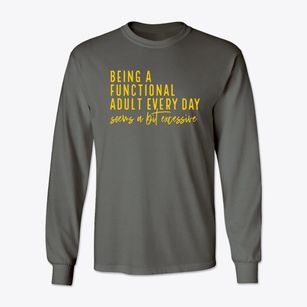   Functional Adult Classic Long Sleeve T-Shirt