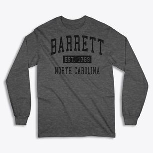 Barrett North Carolina Classic Established Classic Long Sleeve T-Shirt