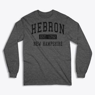 Hebron New Hampshire Classic Established Classic Long Sleeve T-Shirt