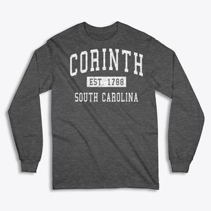 Corinth South Carolina Classic Established Classic Long Sleeve T-Shirt