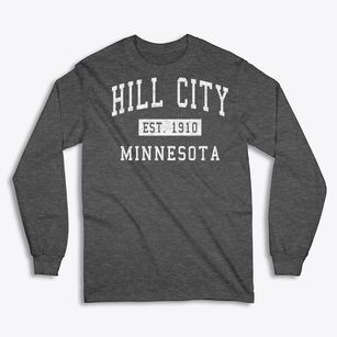 Hill City Minnesota Classic Established Classic Long Sleeve T-Shirt