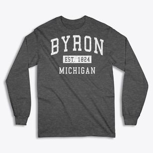 Byron Michigan Classic Established Classic Long Sleeve T-Shirt