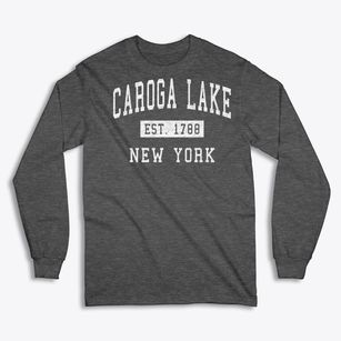 Caroga Lake New York Classic Established Classic Long Sleeve T-Shirt