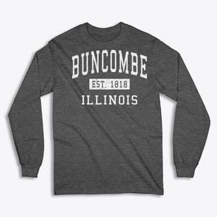 Buncombe Illinois Classic Established Classic Long Sleeve T-Shirt