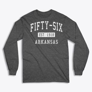 Fifty-six Arkansas Classic Established Classic Long Sleeve T-Shirt