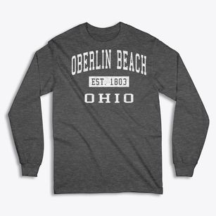 Oberlin Beach Ohio Classic Established Classic Long Sleeve T-Shirt