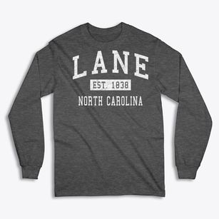Lane North Carolina Classic Established Classic Long Sleeve T-Shirt