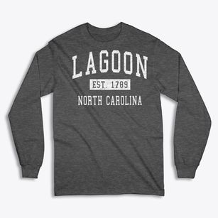 Lagoon North Carolina Classic Established Classic Long Sleeve T-Shirt
