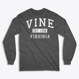 Vine Virginia Classic Established Classic Long Sleeve T-Shirt