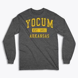Yocum Arkansas Classic Established Classic Long Sleeve T-Shirt