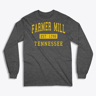 Farmer Mill Tennessee Classic Established Classic Long Sleeve T-Shirt