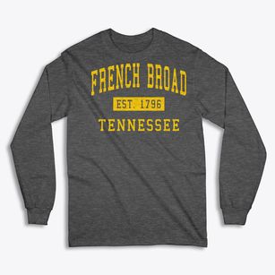 French Broad Tennessee Classic Established Classic Long Sleeve T-Shirt