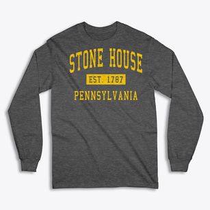 Stone House Pennsylvania Classic Established Classic Long Sleeve T-Shirt