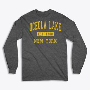 Oceola Lake New York Classic Established Classic Long Sleeve T-Shirt