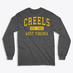 Creels West Virginia Classic Established Classic Long Sleeve T-Shirt