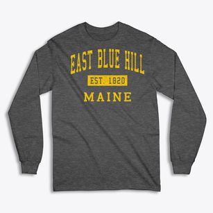 East Blue Hill Maine Classic Established Classic Long Sleeve T-Shirt