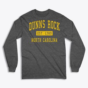 Dunns Rock North Carolina Classic Established Classic Long Sleeve T-Shirt