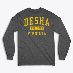 Desha Virginia Classic Established Classic Long Sleeve T-Shirt