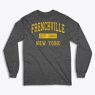 Frenchville New York Classic Established Classic Long Sleeve T-Shirt