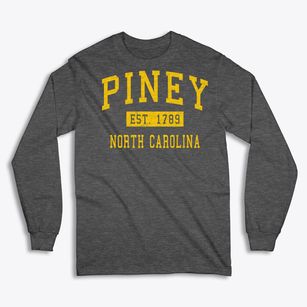 Piney North Carolina Classic Established Classic Long Sleeve T-Shirt