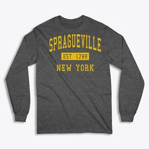Spragueville New York Classic Established Classic Long Sleeve T-Shirt