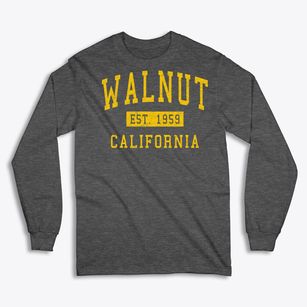 Walnut California Classic Established Classic Long Sleeve T-Shirt