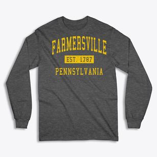 Farmersville Pennsylvania Classic Established Classic Long Sleeve T-Shirt