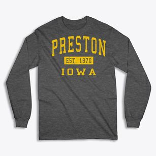 Preston Iowa Classic Established Classic Long Sleeve T-Shirt
