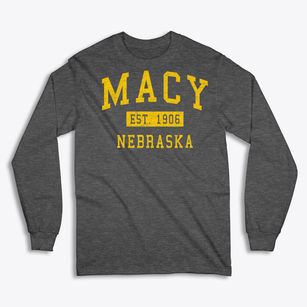 Macy Nebraska Classic Established Classic Long Sleeve T-Shirt