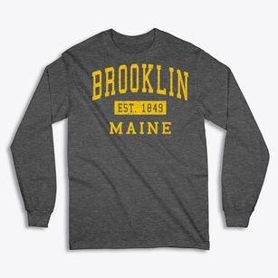 Brooklin Maine Classic Established Classic Long Sleeve T-Shirt