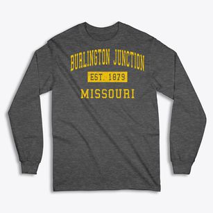 Burlington Junction Missouri Classic Established Classic Long Sleeve T-Shirt