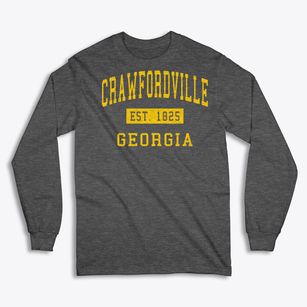 Crawfordville Georgia Classic Established Classic Long Sleeve T-Shirt