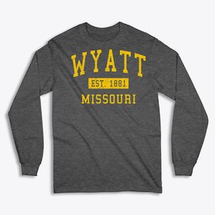 Wyatt Missouri Classic Established Classic Long Sleeve T-Shirt