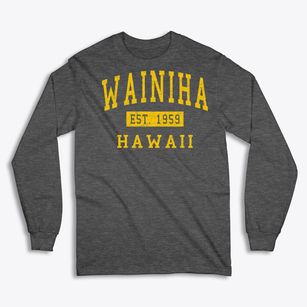 Wainiha Hawaii Classic Established Classic Long Sleeve T-Shirt