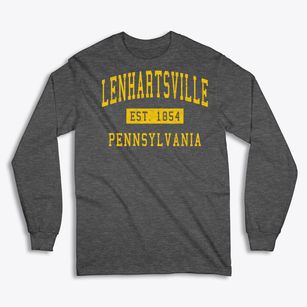 Lenhartsville Pennsylvania Classic Established Classic Long Sleeve T-Shirt