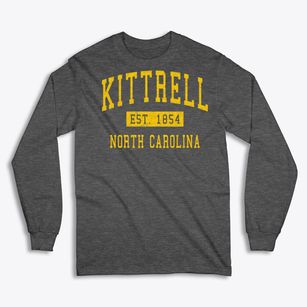 Kittrell North Carolina Classic Established Classic Long Sleeve T-Shirt