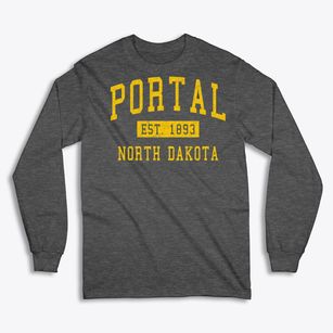 Portal North Dakota Classic Established Classic Long Sleeve T-Shirt