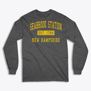 Seabrook Station New Hampshire Classic Established Classic Long Sleeve T-Shirt