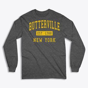 Butterville New York Classic Established Classic Long Sleeve T-Shirt