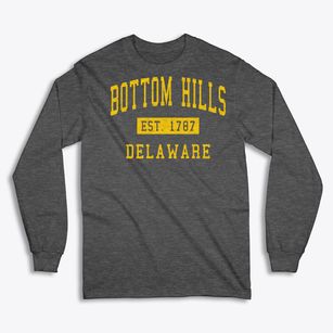 Bottom Hills Delaware Classic Established Classic Long Sleeve T-Shirt