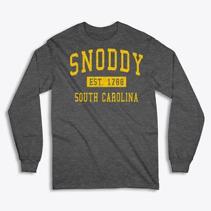 Snoddy South Carolina Classic Established Classic Long Sleeve T-Shirt