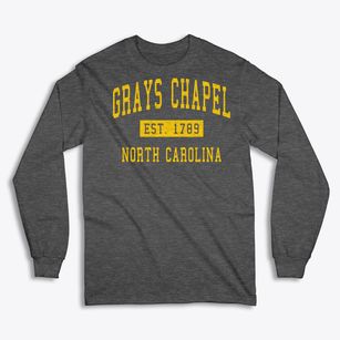Grays Chapel North Carolina Classic Established Classic Long Sleeve T-Shirt