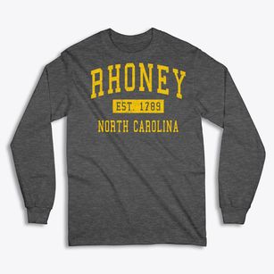 Rhoney North Carolina Classic Established Classic Long Sleeve T-Shirt