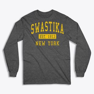 Swastika New York Classic Established Classic Long Sleeve T-Shirt