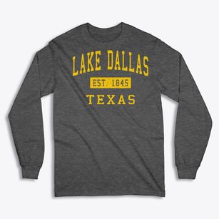 Lake Dallas Texas Classic Established Classic Long Sleeve T-Shirt